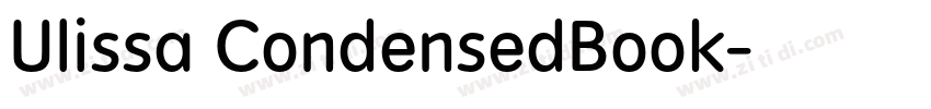 Ulissa CondensedBook字体转换